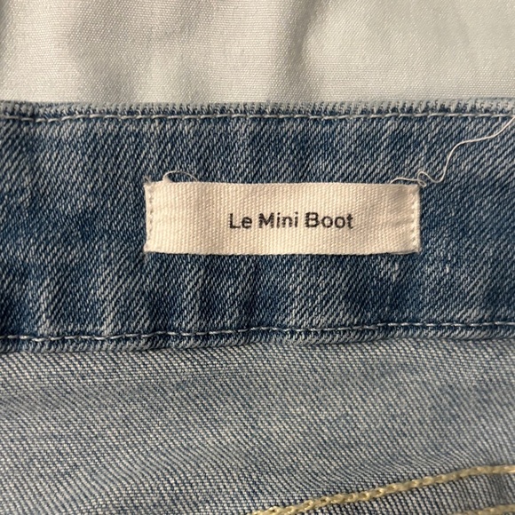 Frame Denim Le Mini Boot Le Freak Light Wash Jeans Size 28 - Picture 3 of 9